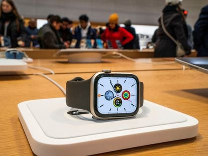 Apple Watch en la tienda de la compañía en Nueva York