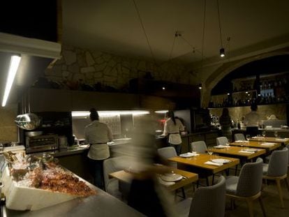 Restaurante Estimar, del chef Rafa Zafra, en Barcelona. 