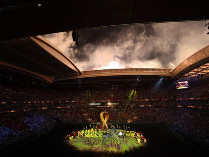 La ceremonia de inauguración del Mundial de fútbol de Qatar 2022, en imágenes