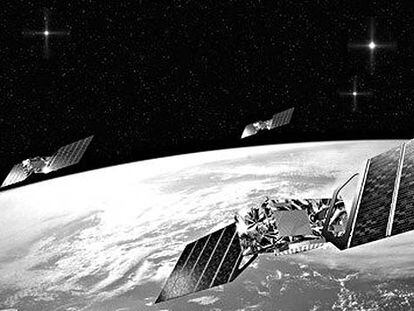 Satélites de Galileo, el sistema europeo de localización.