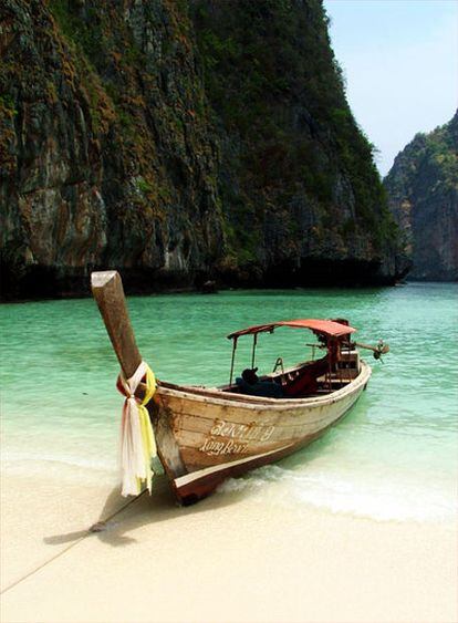 Isla Ko Phi Phi Lee donde se rodó la película 'La Playa'