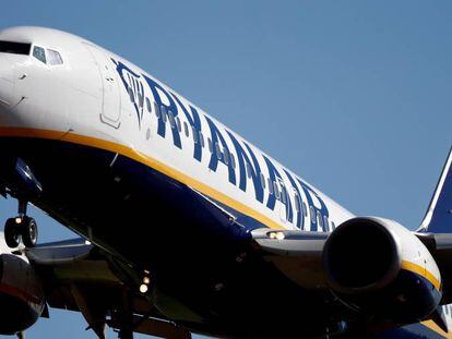 Un avión de Ryanair en una imagen de archivo. 