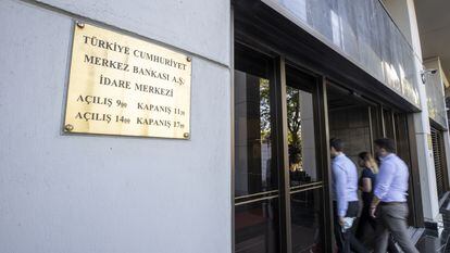 Las oficinas del Banco central de la República de Turquía en Ankara.