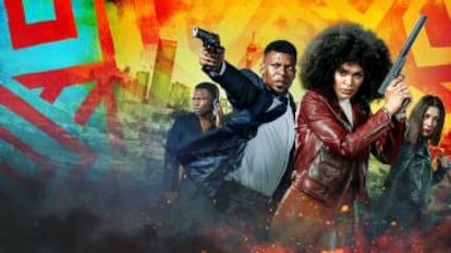 Imagen promocional de la serie sudafricana Queen Sono.