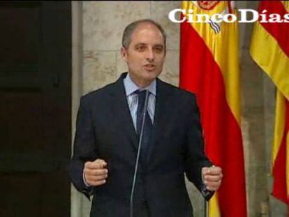 Camps dimite como presidente de la Generalitat valenciana