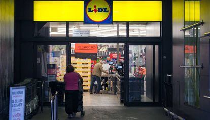 Un supermercat Lidl a Barcelona.