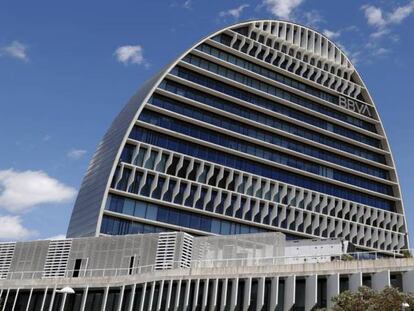 Edificio La Vela en Madrid, sede BBVA.