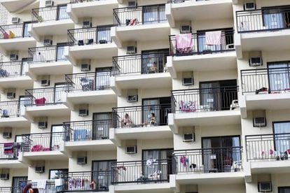 Bloque de apartamentos en Benidorm (Alicante).