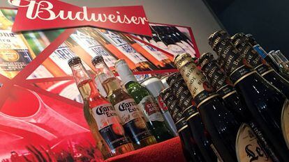 Una serie de cervezas pertenecientes al grupo AB Inveb.