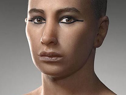 El nuevo rostro de Tutankamón.