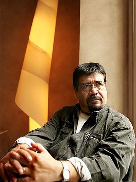 Luis Sepúlveda, ayer en Madrid.