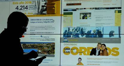 Estas academias atraen alumnos con páginas web en las que ofrecen información sobre oposiciones o bolsas de empleo en hoteles.
