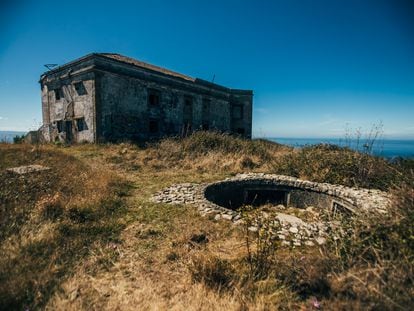 Vista del antiguo observatorio meteorológico de Monteventoso, en Ferrol (A Coruña).