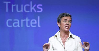 La comisaria europea de Competencia, Margrethe Vestager. 