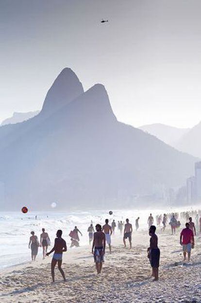 La playa de Ipanema, en la ciudad carioca.