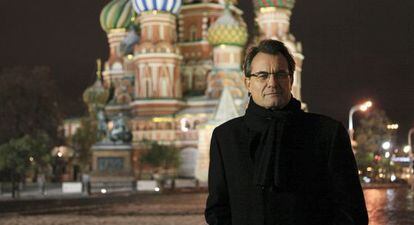 El presidente catalán, Artur Mas, durante un viaje a Rusia en octubre del año pasado.