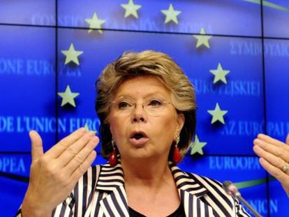 Viviane Reding, comisaria europea de Justicia
