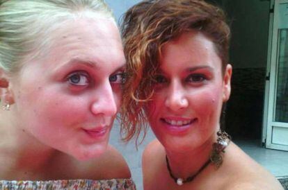 Marina Okarynska (i.) y Laura del Hoyo, asesinadas en agosto de 2015.
