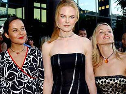 Nicole Kidman, acompañada de sus amigas Naomi Watts y Rebecca Riggs.