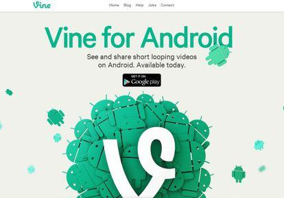 Vine ofrece zoom en su versión para Android.