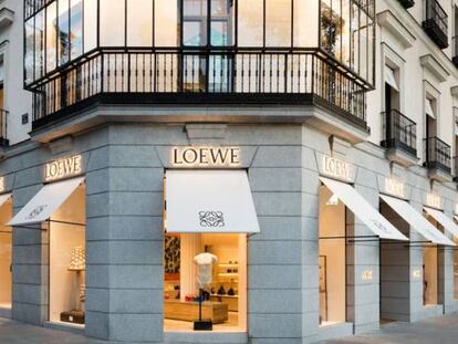 Tienda de Loewe en la calle Serrano de Madrid