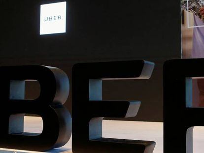 Logotipo de Uber. 