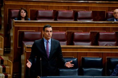 Pedro Sánchez aquest dimecres al Congrés.