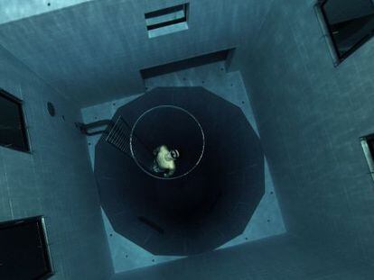Fosa de la piscina de buceo Nemo33, en Bruselas, la m&aacute;s profunda del mundo. 