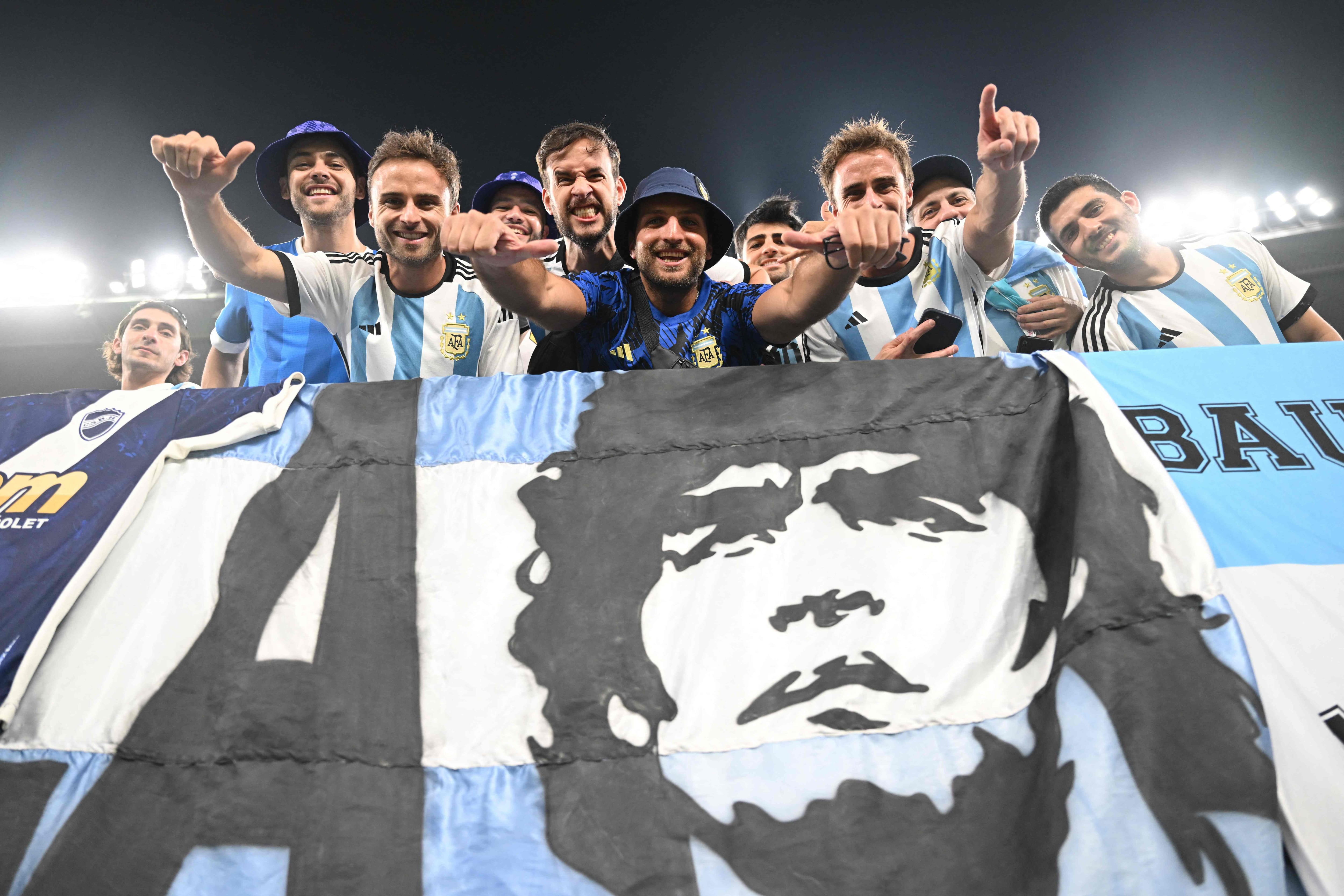 Maradona, siempre presente.
