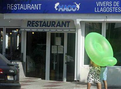 Restaurante de Platja d&#39;Aro (Girona) en el que fue detenido el mafioso Patrizio Bosti mientras cenaba con unas 15 personas.