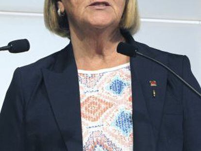 L'expresidenta del Parlament, Núria de Gispert.