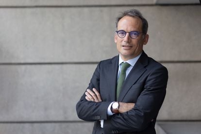 Alfonso García Mora, vicepresidente para Europa y América Latina de la Corporación Financiera Internacional del Banco Mundial, en la redacción de EL PAÍS.