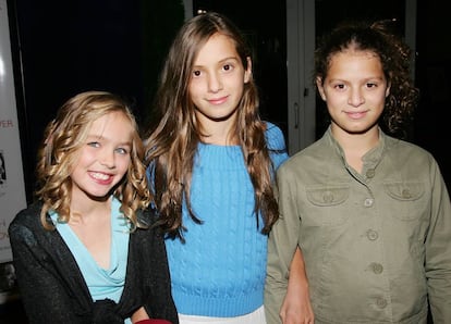 Las nietas de Robert F. Kennedy, Saoirse Kennedy Hill, Mariah Kennedy Cuomo y Cara Kennedy Cuomo, en Nueva York en 2006.