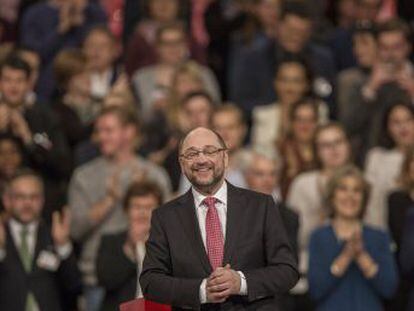 El SPD elige con el 100% de los votos al expresidente de la Eurocámara como líder del partido y candidato a canciller