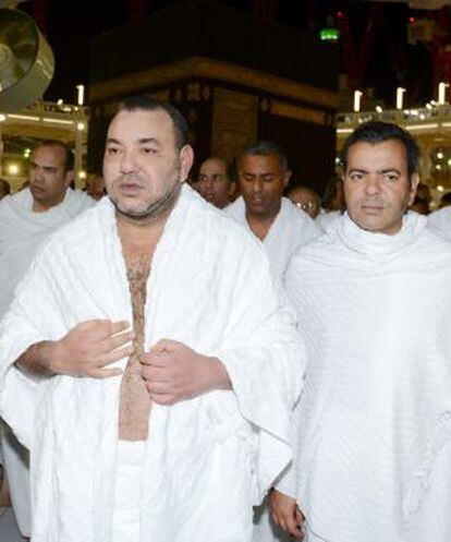 Mohamed VI junto a su hermano Moulay, el 21 de julio.