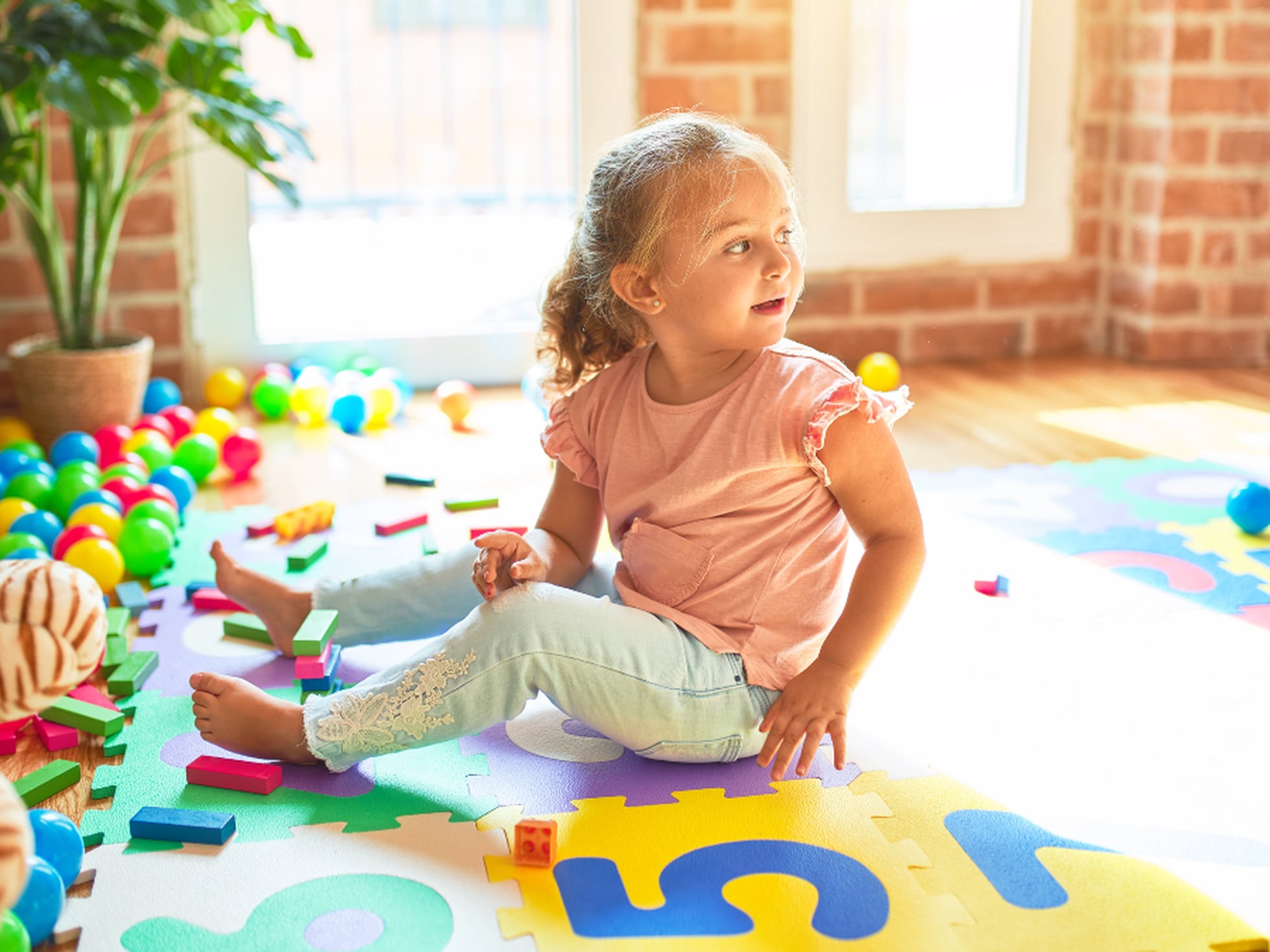Tapete de gateo para el suelo del bebé, tapete de juego de doble cara,  reversible, impermeable, para bebés y niños pequeños