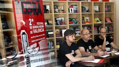 Los organizadores de VLC Negra en la presentación del festival.