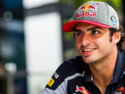 Carlos Sainz en el circuito de Sepang, en Malasia. 