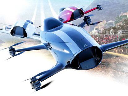 La alocada idea de correr en drones tripulados al estilo de la F1