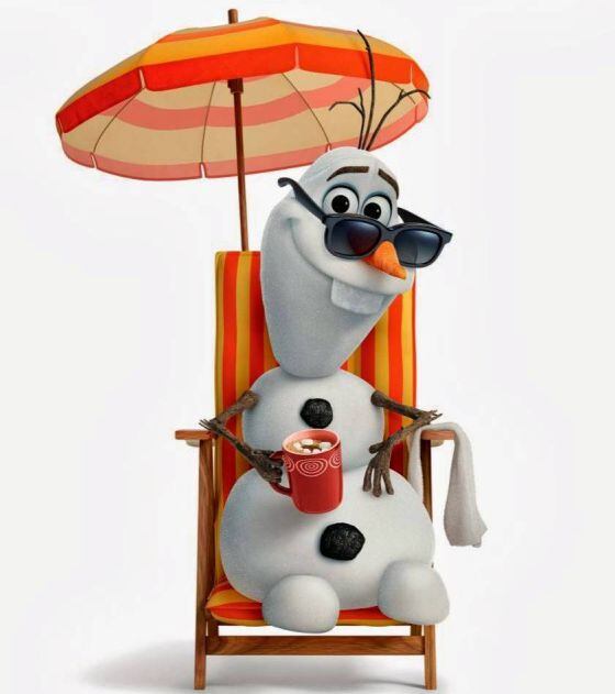 Olaf, el muñeco de nieve de 'Frozen'.