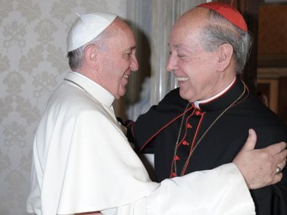 El encuentro entre el Papa y el Cardenal Juan Luis Cipriani.