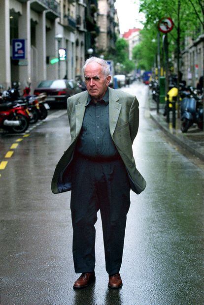 Ernst Tugendhat, filósofo, fotografiado en Barcelona.