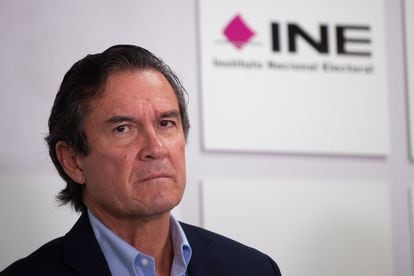 Edmundo Jacobo Molina, Secretario Ejecutivo del INE, el 3 de junio de 2022 en Ciudad de México.