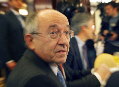 El Gobernador del Banco de España, Miguel Angel Fernández Ordóñez, durante la celebración del Foro Cinco Días el pasado mes de marzo