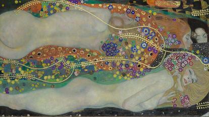 'Serpientes de agua II' (1907), Gustav Klimt.