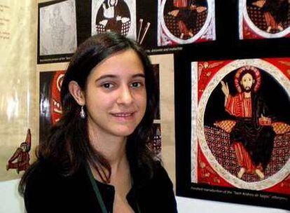 Sara Vima Grau ha obtenido un segundo puesto en el Concurso de Jóvenes Científico, de la UE, con su investigación sobre los pigmentos minerales usados en el arte romanico catalán
