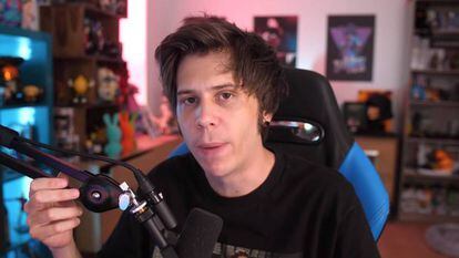 Rubén Doblas Gundersen, conocido como El Rubius, en uno de sus vídeos.