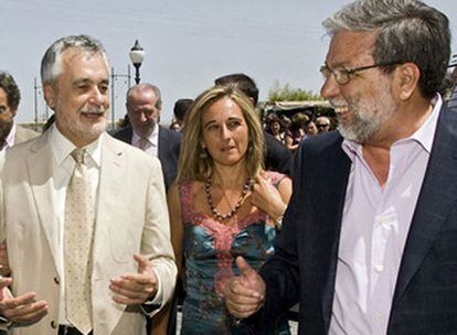 José Anotnio Griñán presidente de la Junta de Andalucía, ayer, en el encuentro de las diputaciones
