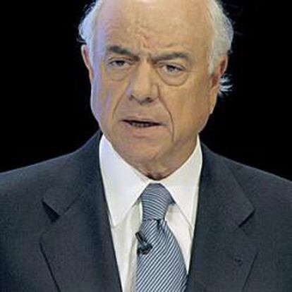 El presidente del BBVA, Francisco González