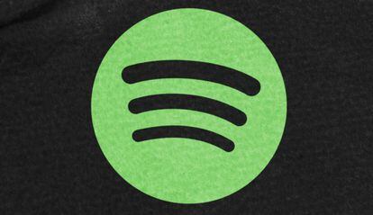 Logo de Spotify con fondo negro